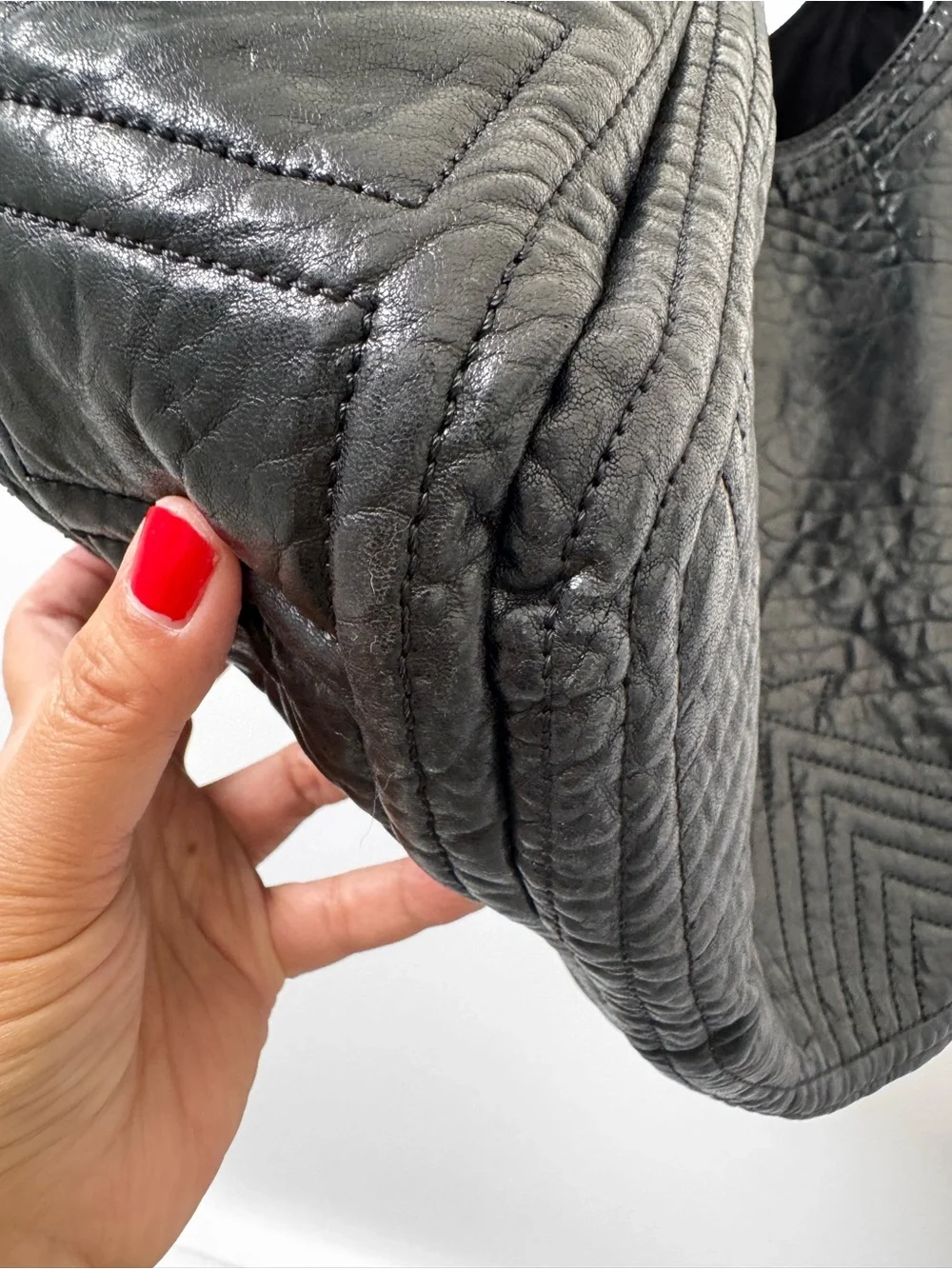 Givenchy Black Quilted Leather Hobo